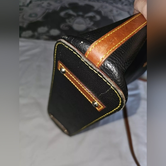 DOONEY BOURKE PEBBLE GRAIN SHOPPER TOTE BROWN - Picture 9 of 10